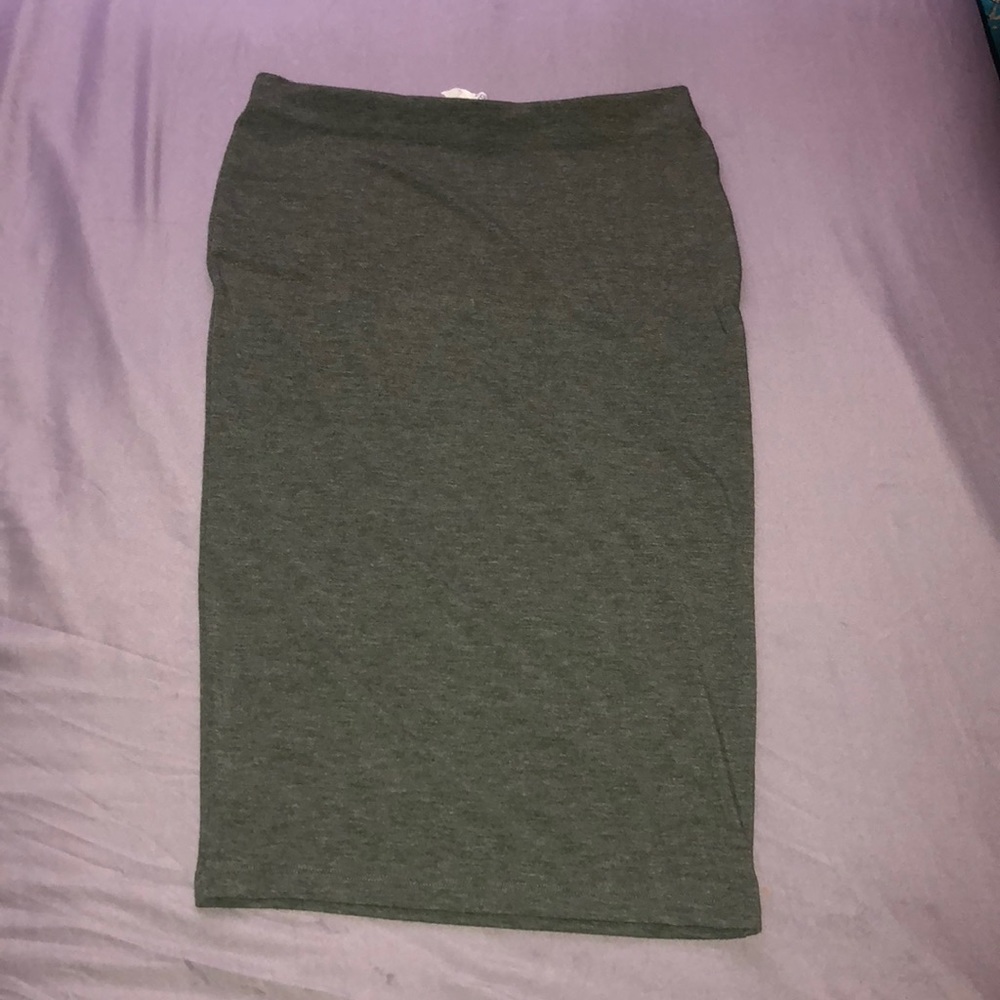 Olive Green Tight Skirt